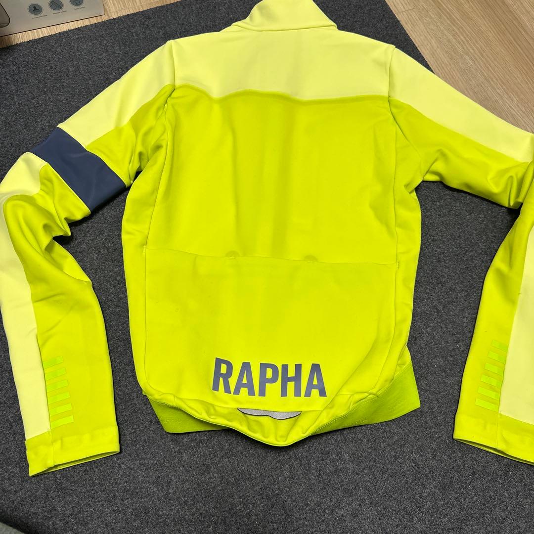 Rapha プロチームウインタージャケット蛍光イエロー サイクルジャケット XS
