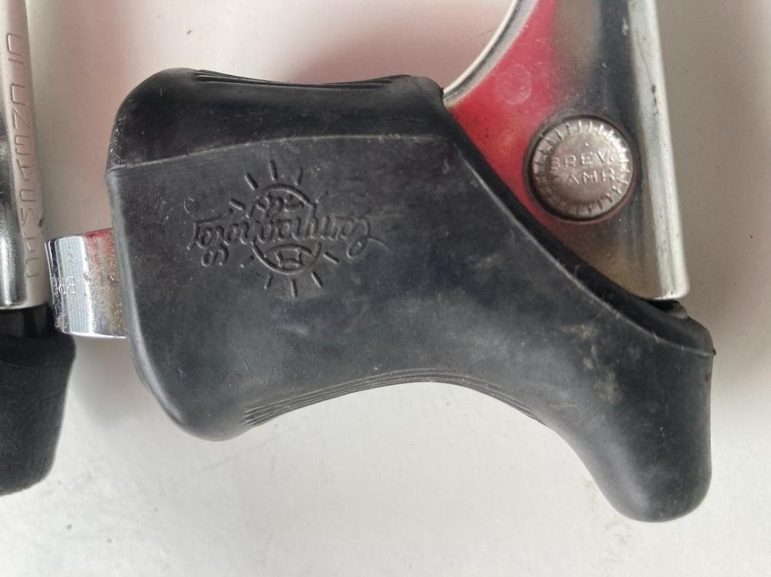 カンパニョーロ（レコード）ブレーキレバー　新品未使用（バッドは劣化）