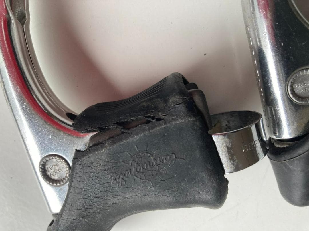 カンパニョーロ（レコード）ブレーキレバー　新品未使用（バッドは劣化）