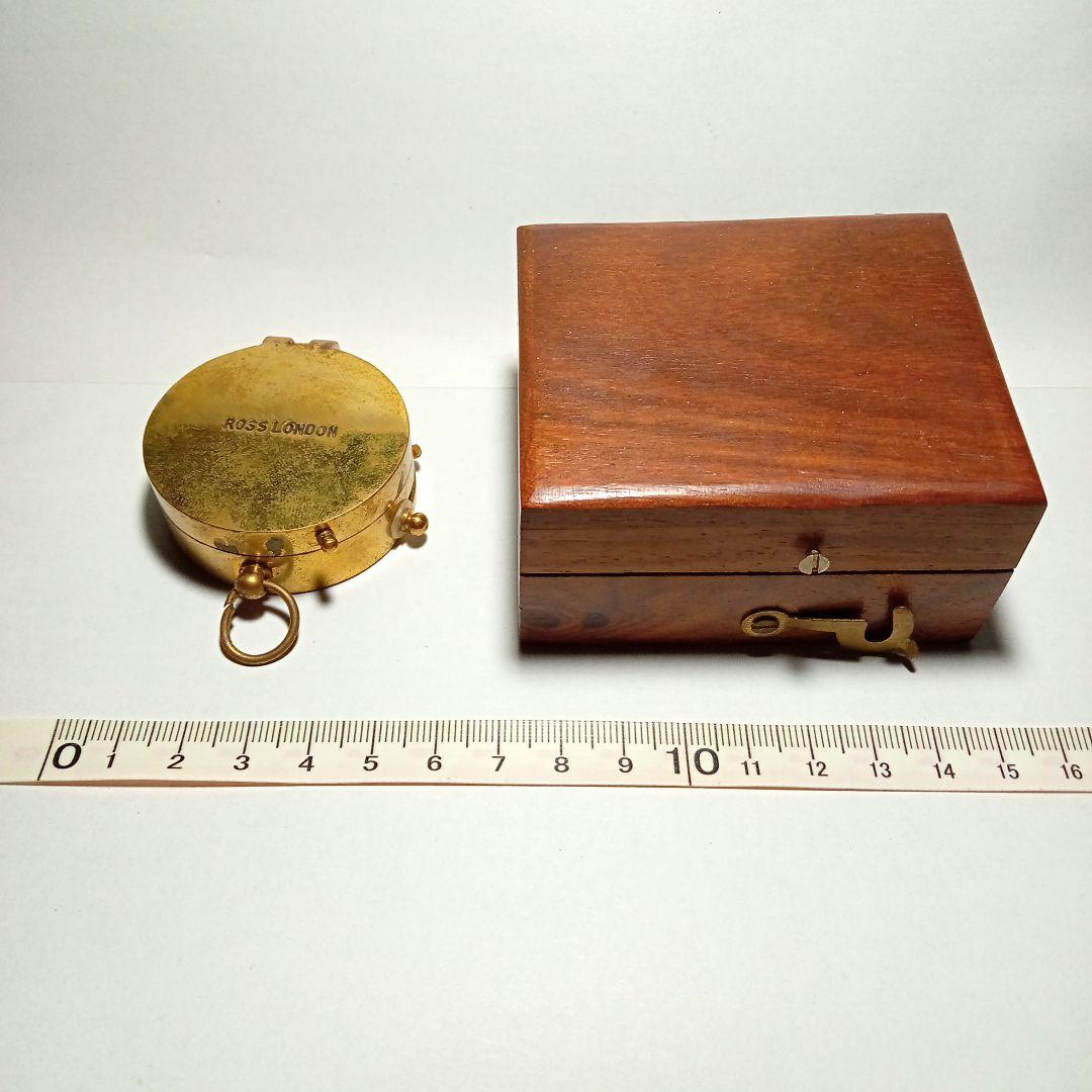 ROSS LONDON　コンパス　方位磁針　アンティーク　ケース付