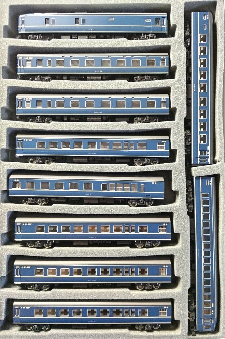 Nゲージ 20系寝台特急列車「ゆうづる号」昭和40年10月1日の編成 単品寄集め