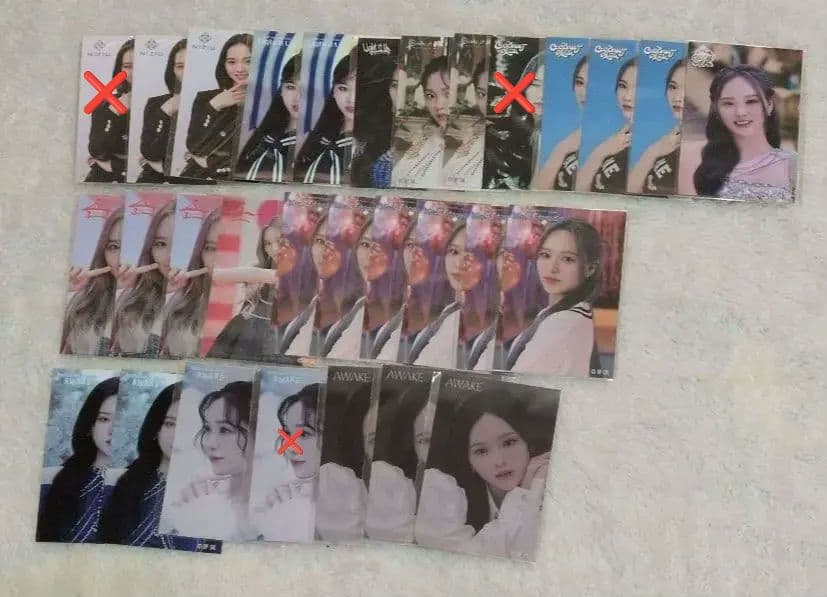 バラ売り⭕ NiziU オンラインくじ ステッカー フォトカ スリーブ チャーム