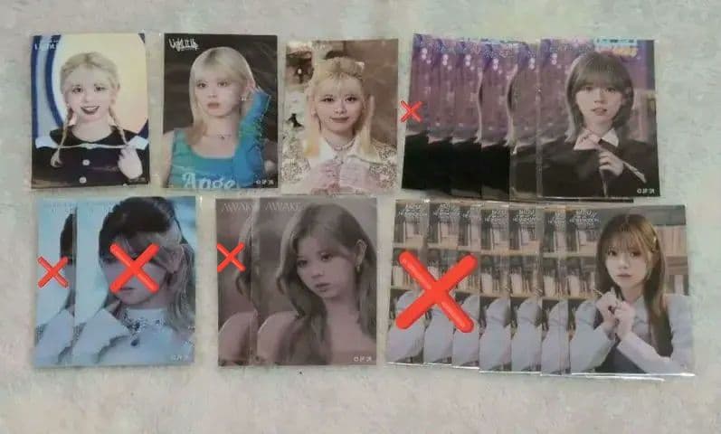 バラ売り⭕ NiziU オンラインくじ ステッカー フォトカ スリーブ チャーム