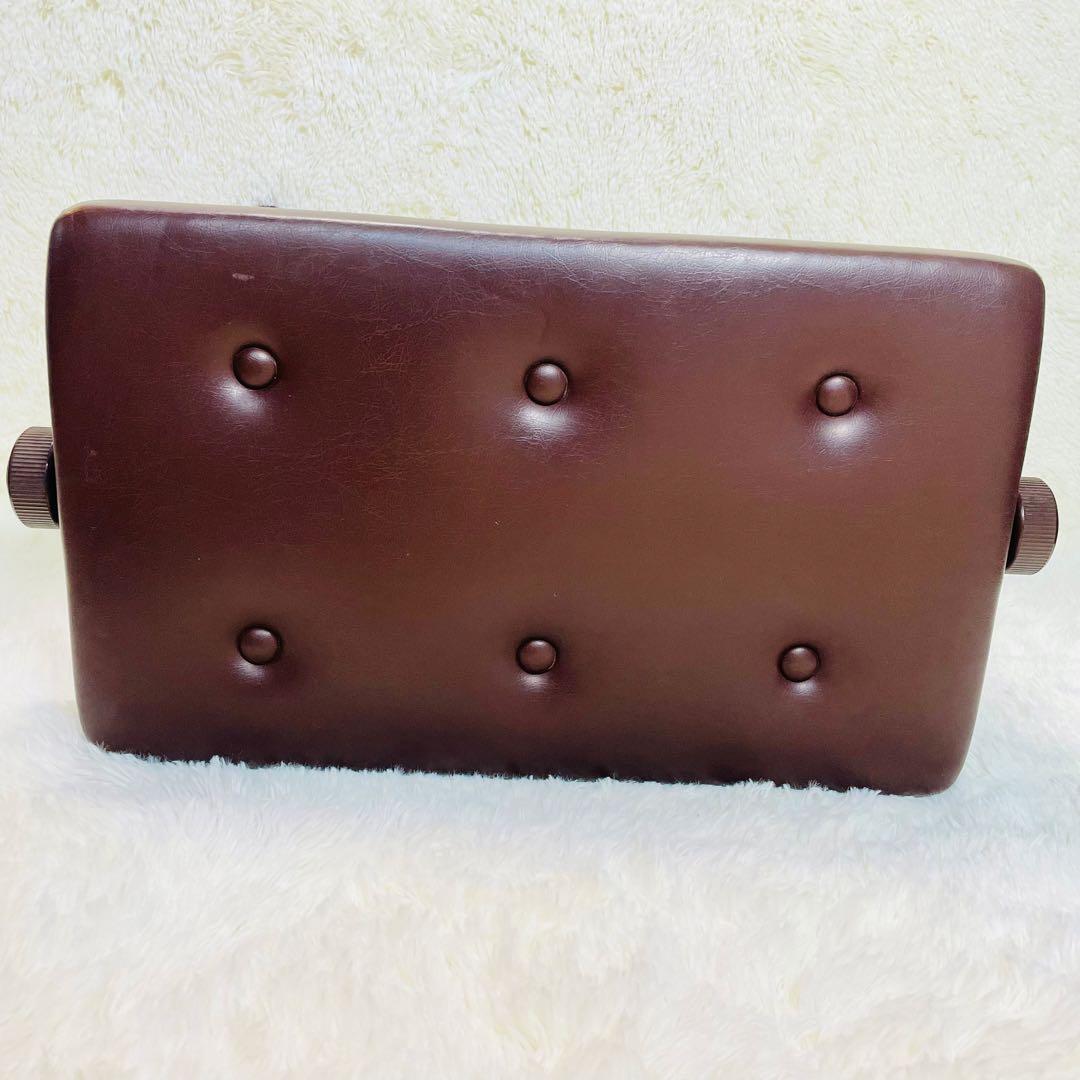 美品　猫足　ピアノ椅子　艶あり　ウォルナット　高さ調整機能付き　高級