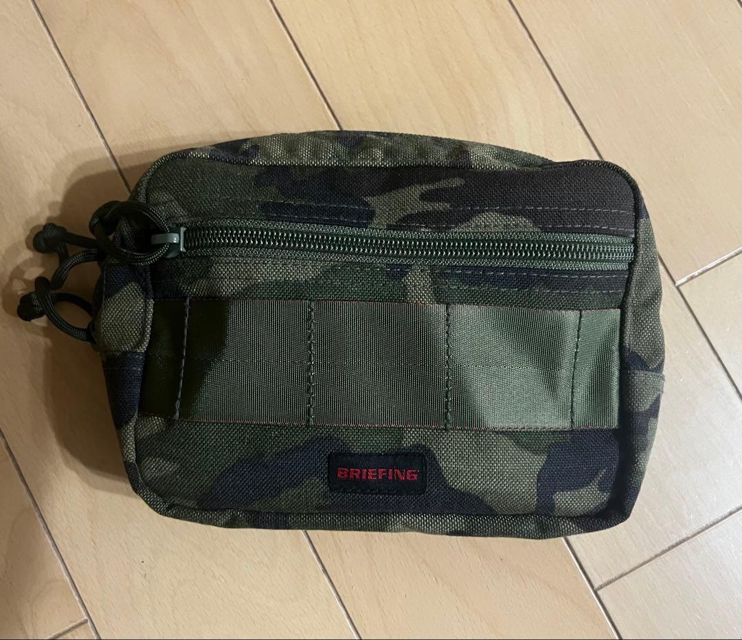 ブリーフィング サンデーバッグ カートバッグ　ポーチ　3点セット　グリーンカモ