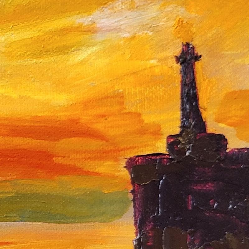 ☆ 高橋益之 ☆「 本泊港　( 利尻）」油絵 F３号サイズ 　新品！