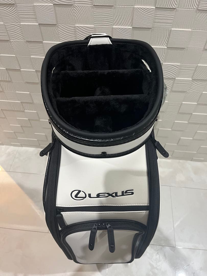 Lexus レクサス　ゴルフバッグ・キャディバッグ ホワイト