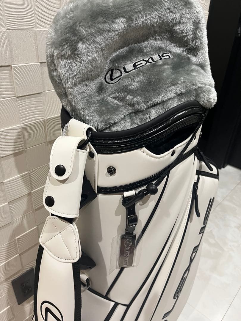 Lexus レクサス　ゴルフバッグ・キャディバッグ ホワイト