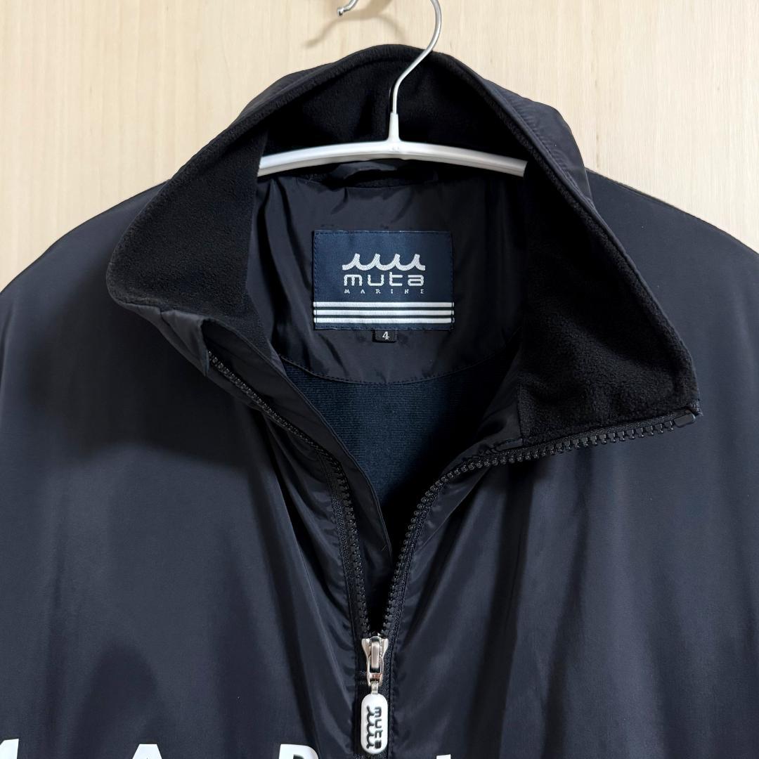 完売 極美品 ムータマリン ゴルフ ソロテックス ストレッチ ジップブルゾン