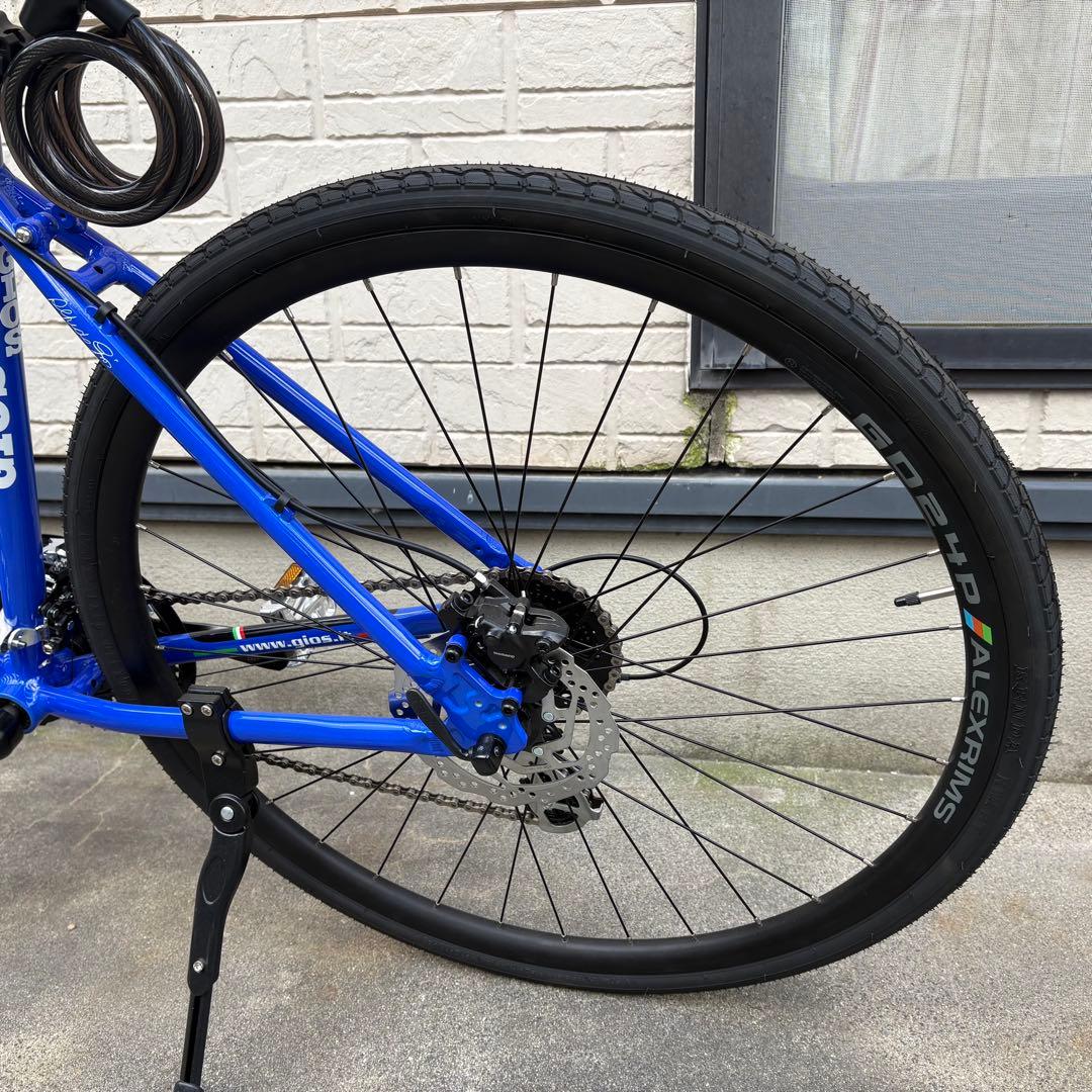 【新品・未走行】 GIOS ミストラル ディスク サイクル用品9点付き