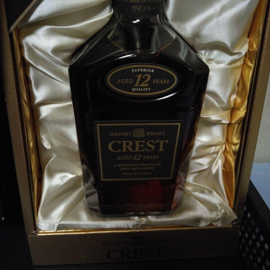 未開栓　古酒　サントリー クレスト12年 750ml CREST 12年