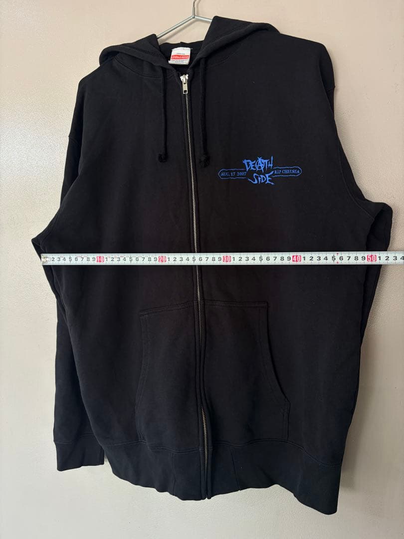 DEATH SIDE フルジップパーカー 黒
