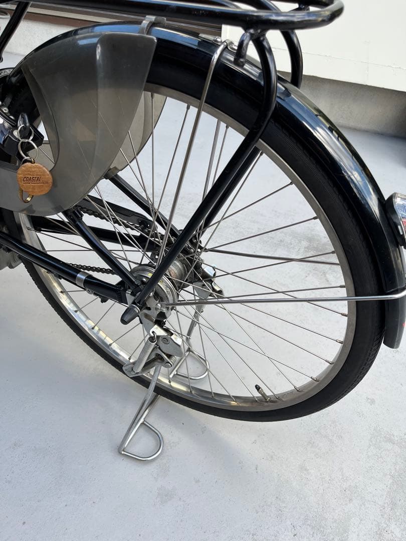 YAMAHA電動アシスト自転車 (26インチ) ブラック 前カゴ付き