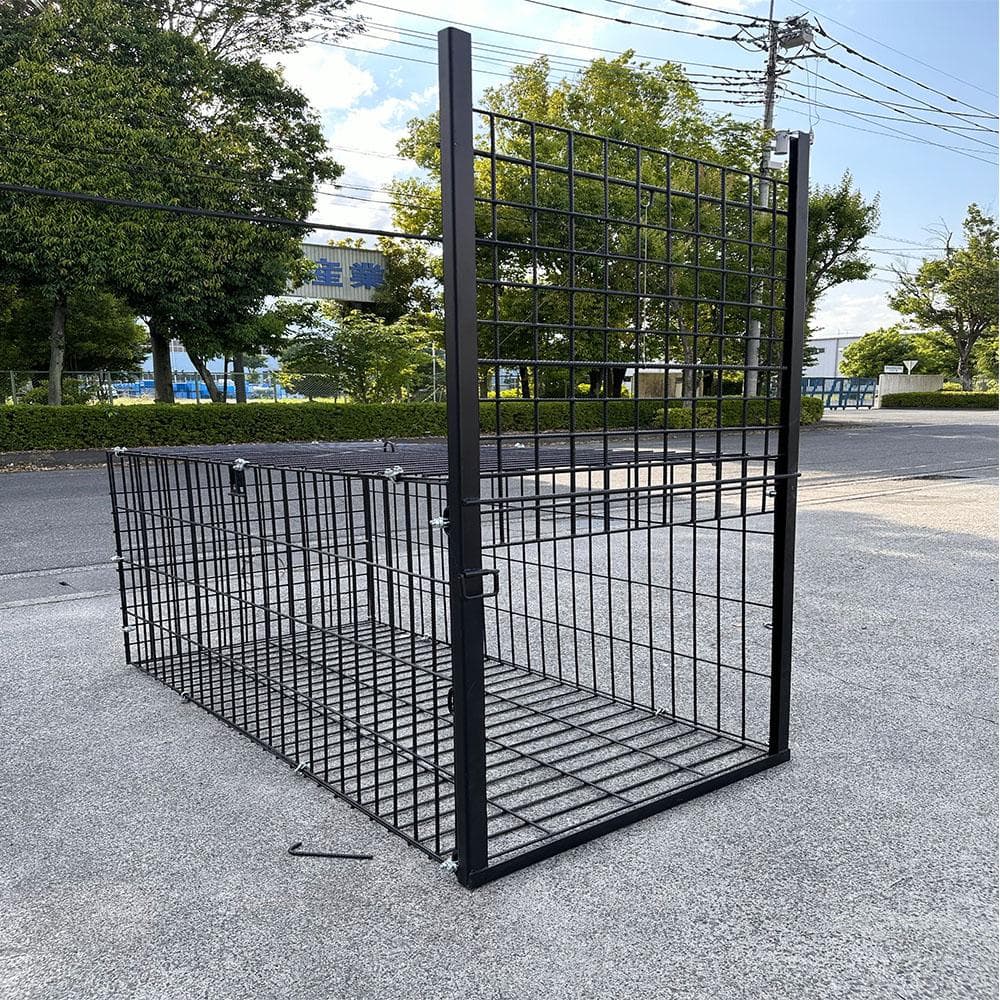 箱罠ミディアムサイズ【片扉 】奥深タイプ 160 x75x75cm（営業所止め）