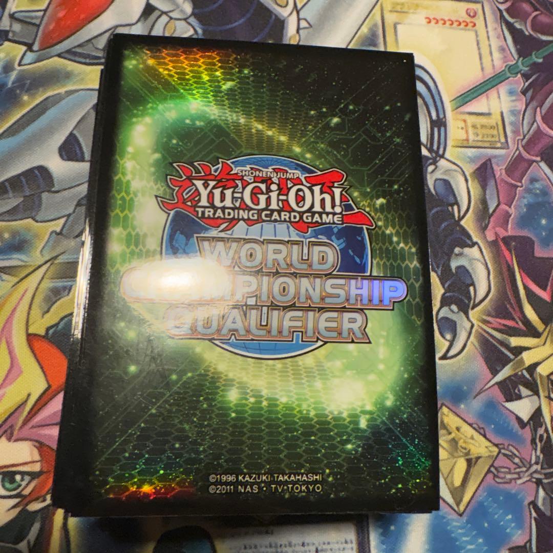 遊戯王　wcqスリーブ2013 グリーン　80枚