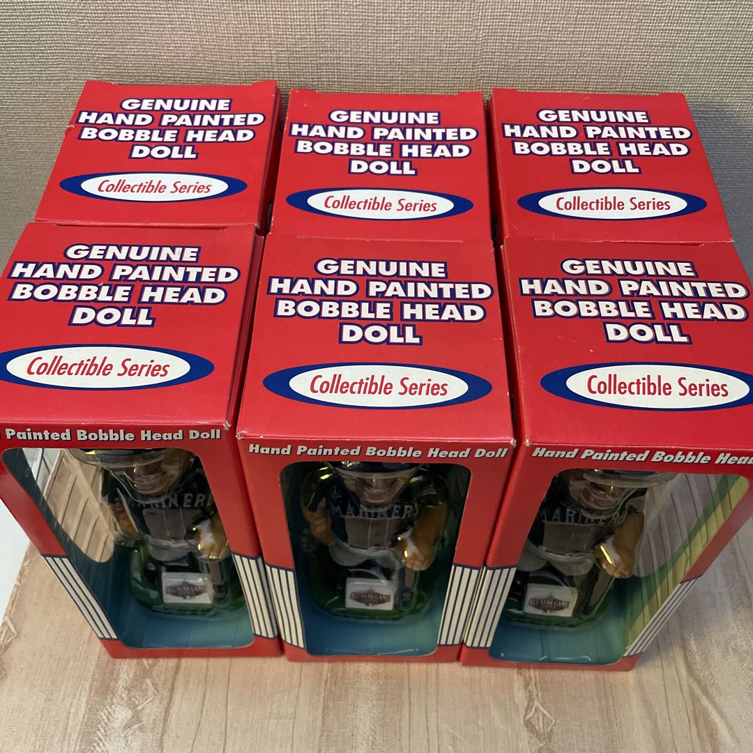 ボブルヘッド6体チケット付き・イチロー・マリナーズ・オールスターゲーム2001