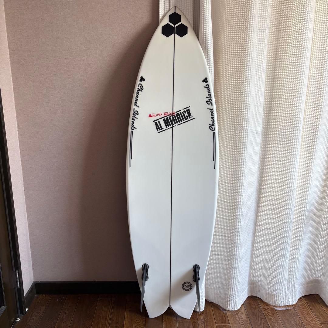 アルメリック サーフボード フィッシュべアード　フィンニットケース付