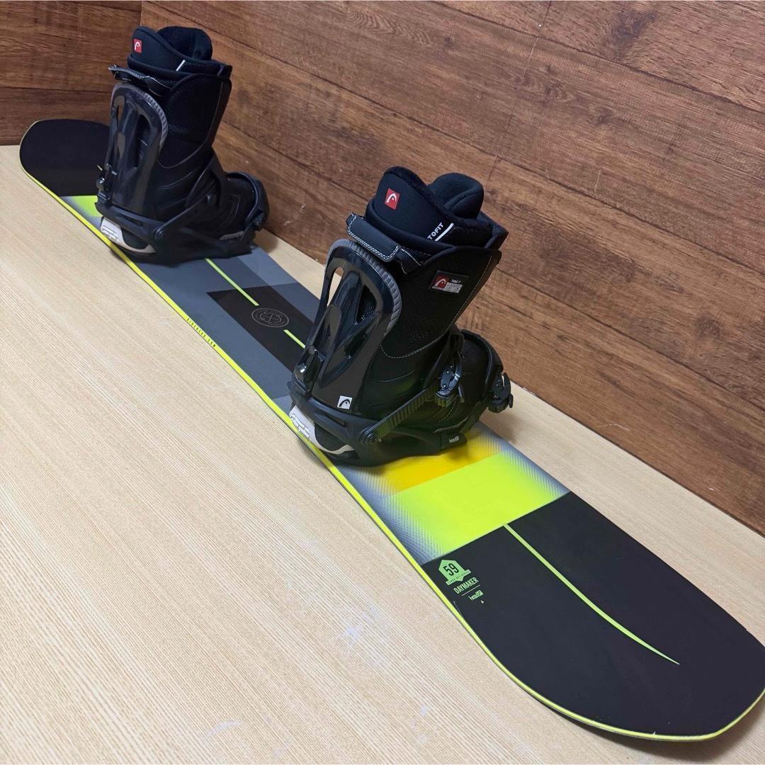 美品　HEAD　メンズスノーボード　3点セット　DCT 159cm 長身用