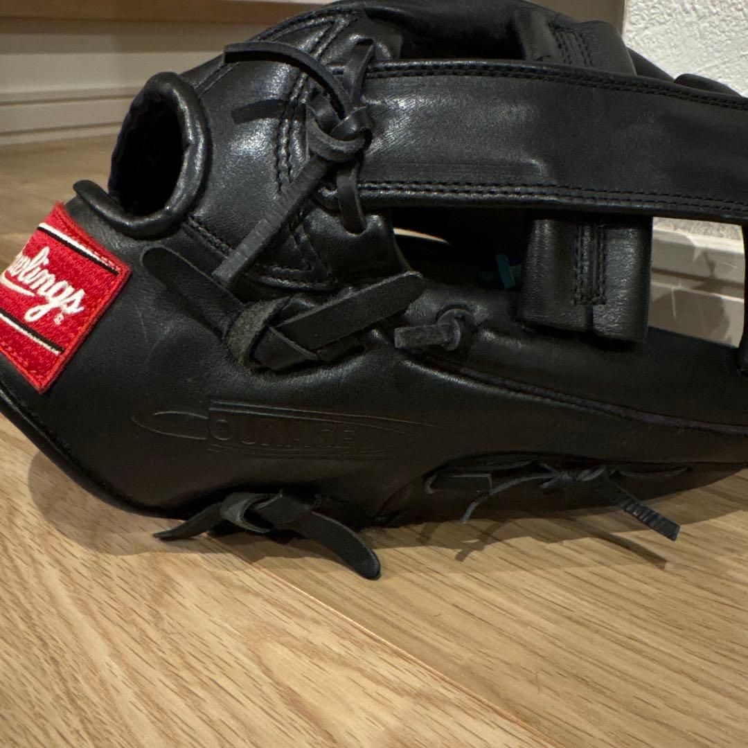 Rawlings 軟式用グローブ ブラック