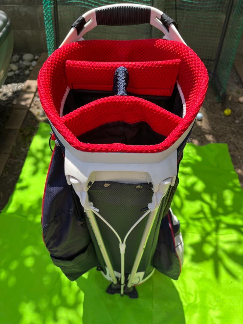 3R使用の美品SUN MOUNTAIN9型　スタンド型キャディバッグ