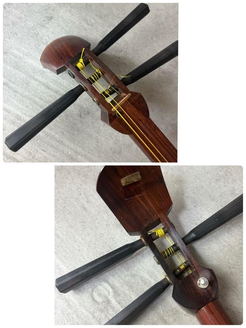 三味線 中棹 丸打胴 東さわり 津軽 紅木 紫檀 花梨