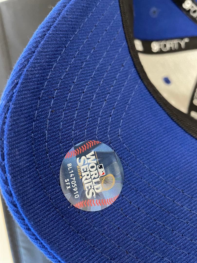 ニューエラ　9FORTY LA ドジャース 2024 ワールドシリーズ　大谷　青