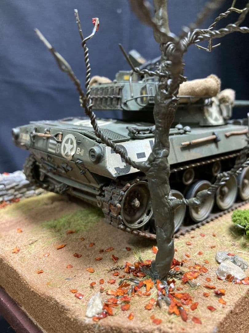 米駆逐戦車M18 ヘルキャット、イタリア　ミリタリー　ジオラマ