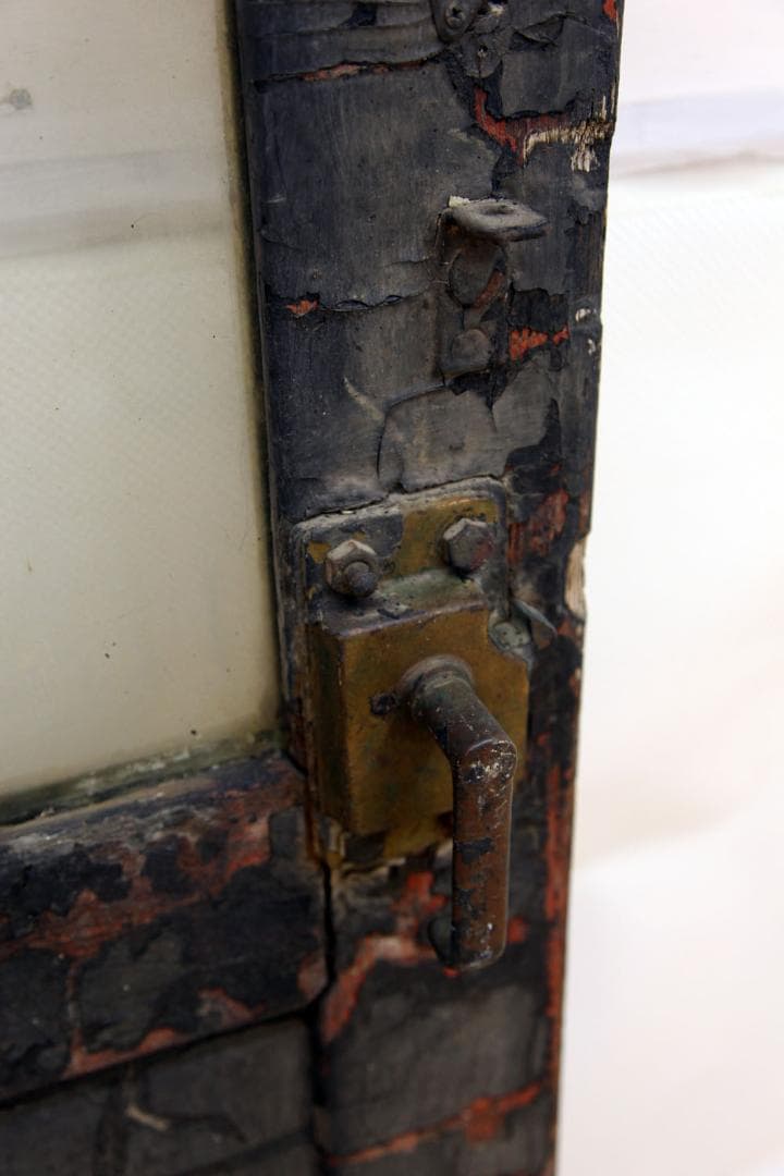 【希少】列車SLのドア/機関車/アンティーク/ビンテージ/汽車/ガラス扉/ドア