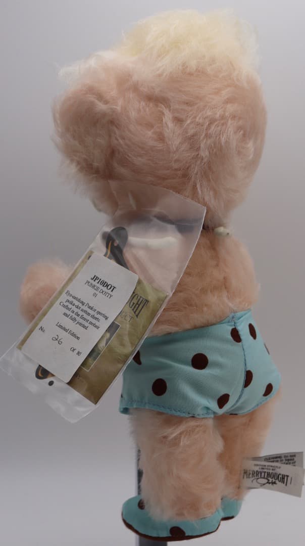 水玉模様のピンクのCHEEKY　PUNKIE DOTTY