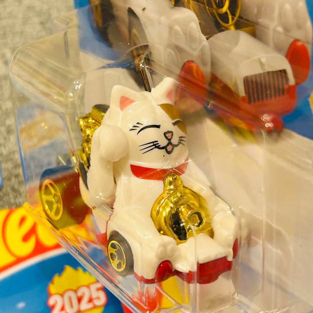 Hot Wheels 招き猫　FELINE LUCKY 2025年 5個セット