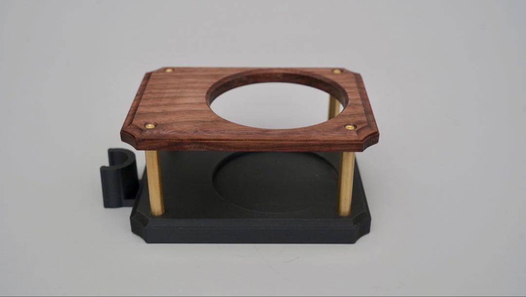 ウォールナット×真鍮 ドリンクホルダー（スノーピークFDチェア専用）