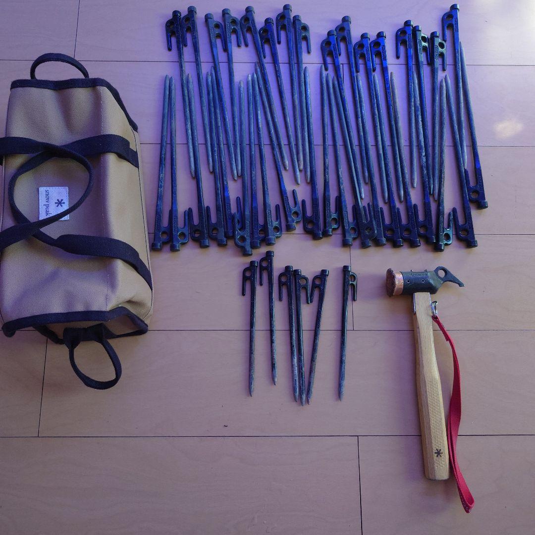 ソリッドステーク30と20　 マルチコンテナS 　 ペグハンマーpor.C