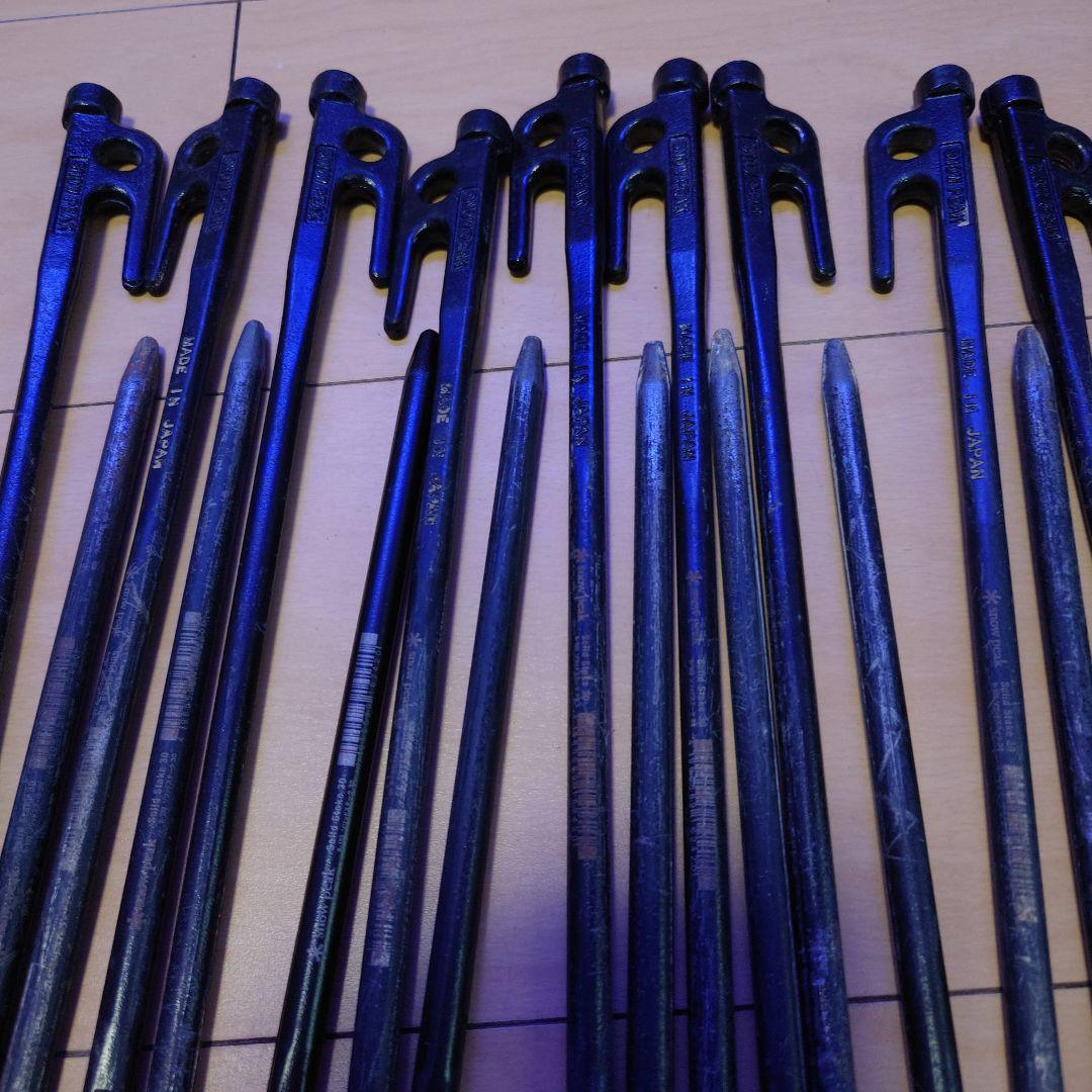 ソリッドステーク30と20　 マルチコンテナS 　 ペグハンマーpor.C