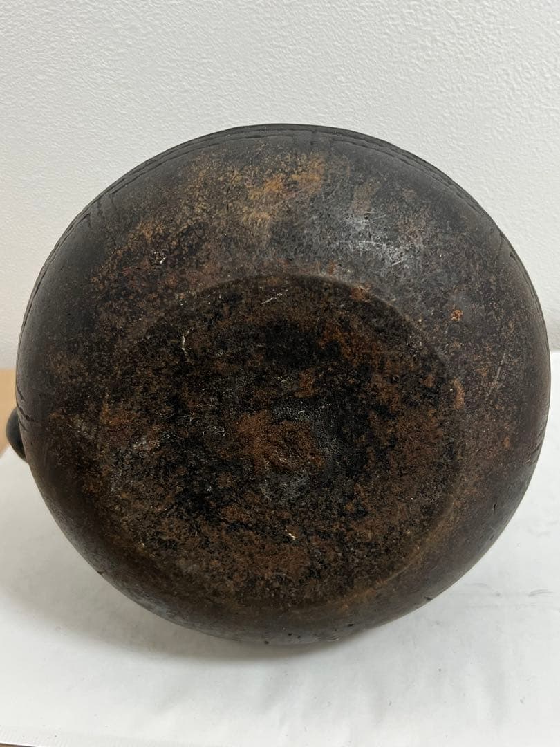 時代物 龍文堂造 鉄瓶 茶道具