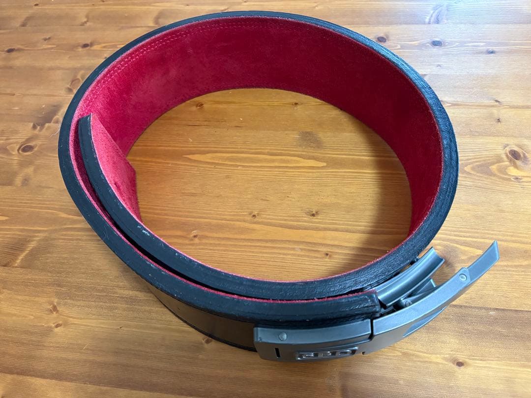 SBD パワーベルト 黒/赤