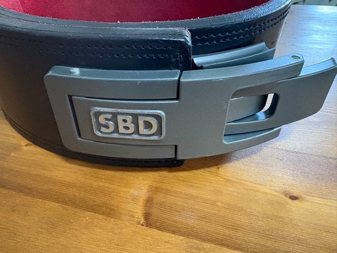 SBD パワーベルト 黒/赤