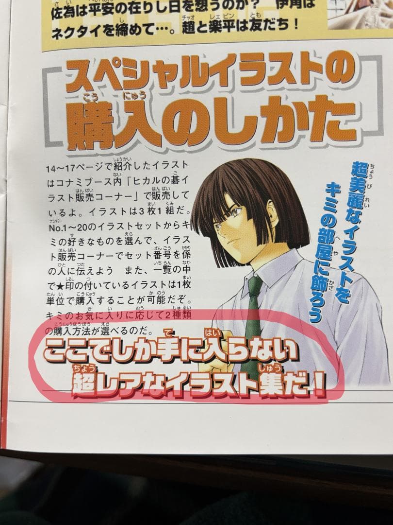 ヒカルの碁 イラスト 洪秀英 複製原画 ジャンプフェスタ限定 22年前2003年
