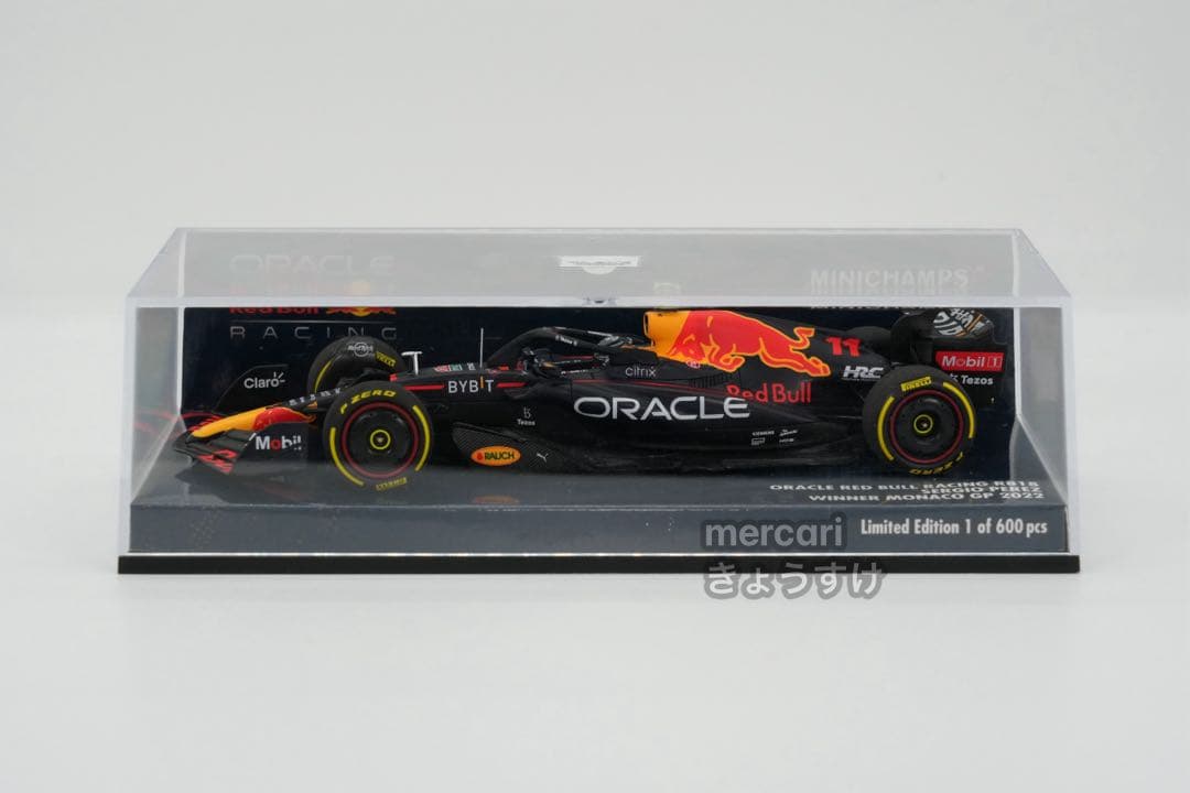 ミニチャンプス 1:43 レッドブル RB18 モナコGP セルジオ ペレス