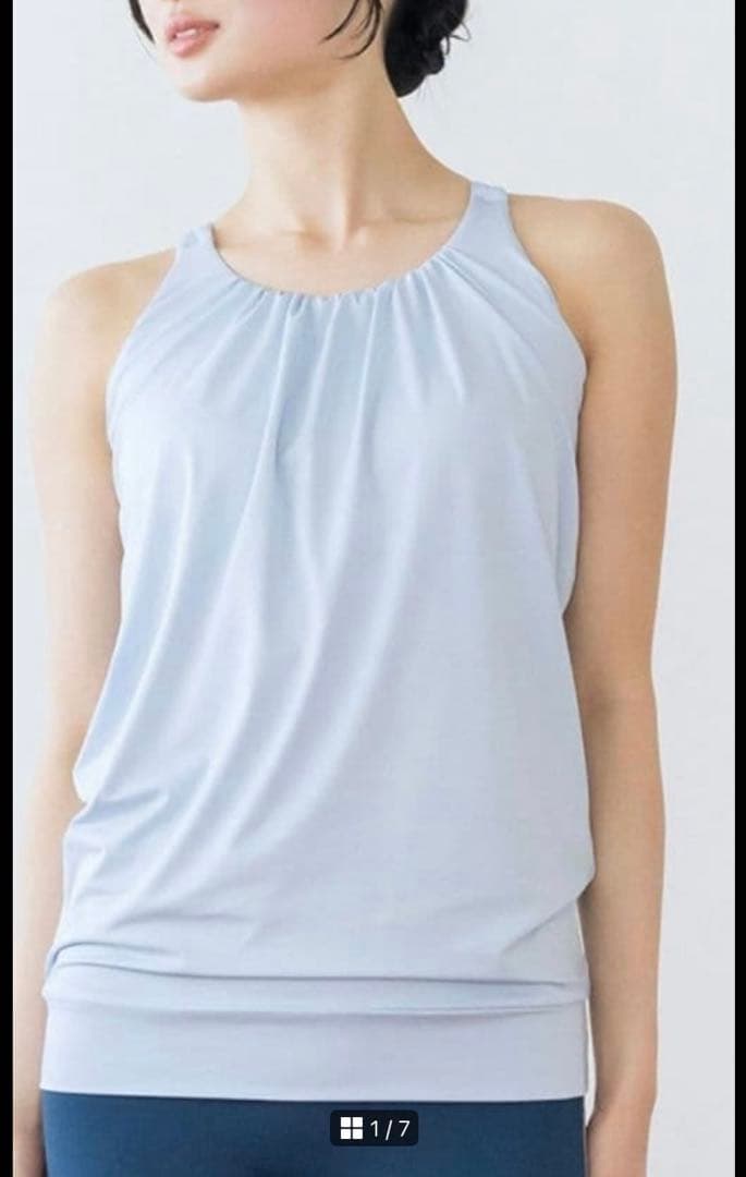 【完売色】SUKALA　フロントギャザークロスキャミソール