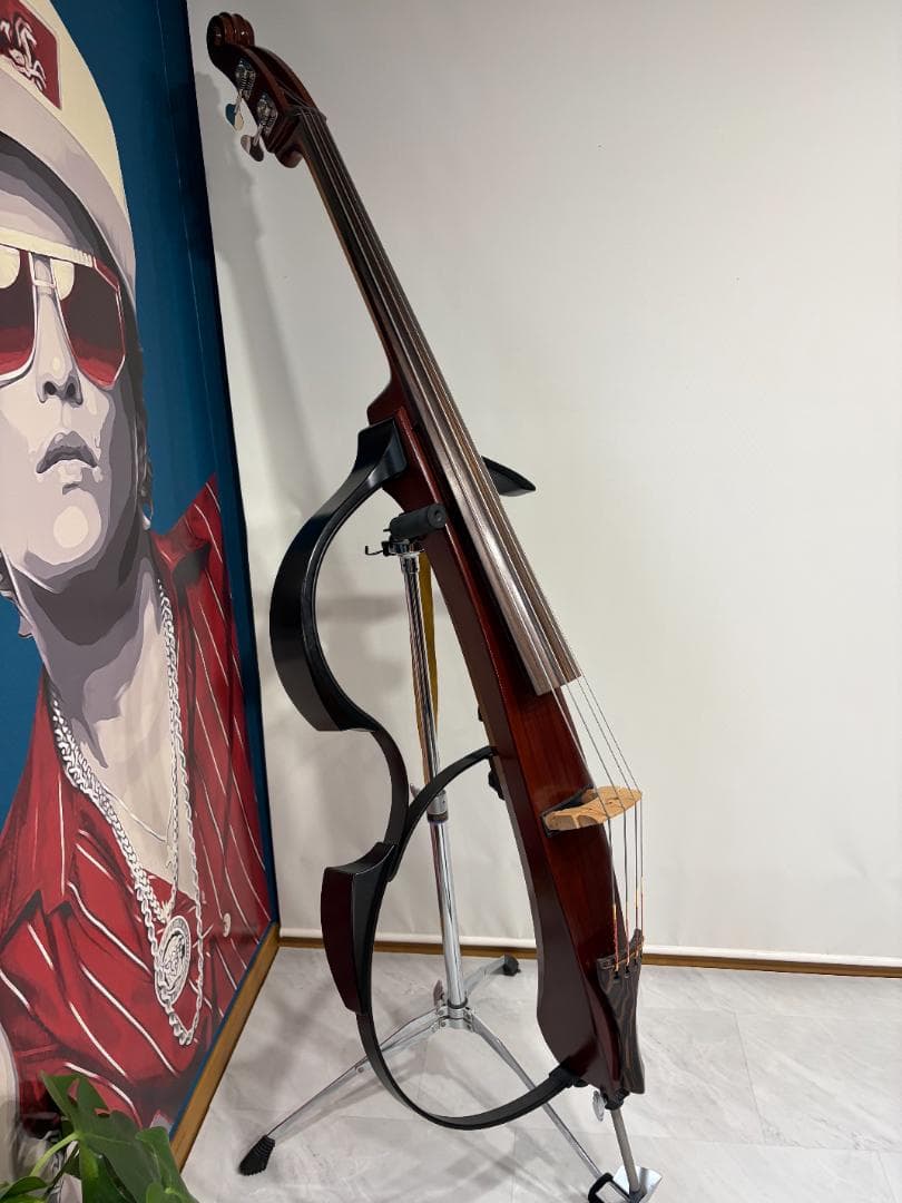 サイレントベース　YAMAHA SLB100 専用ケース+アダプター付+膝当て付