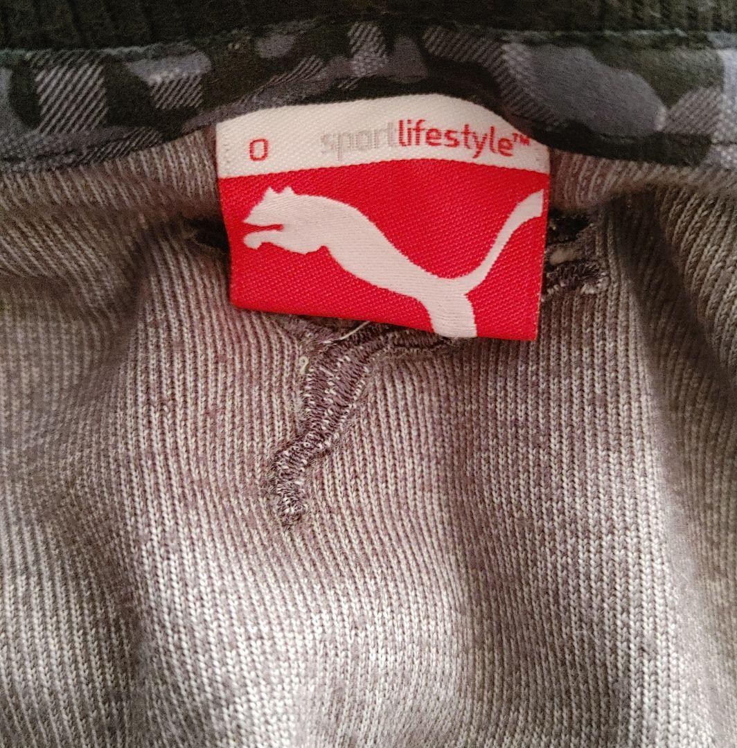 【希少】PUMA ジャージ 上下 セットアップ ベロア素材 迷彩カモ線 ロゴ刺繍