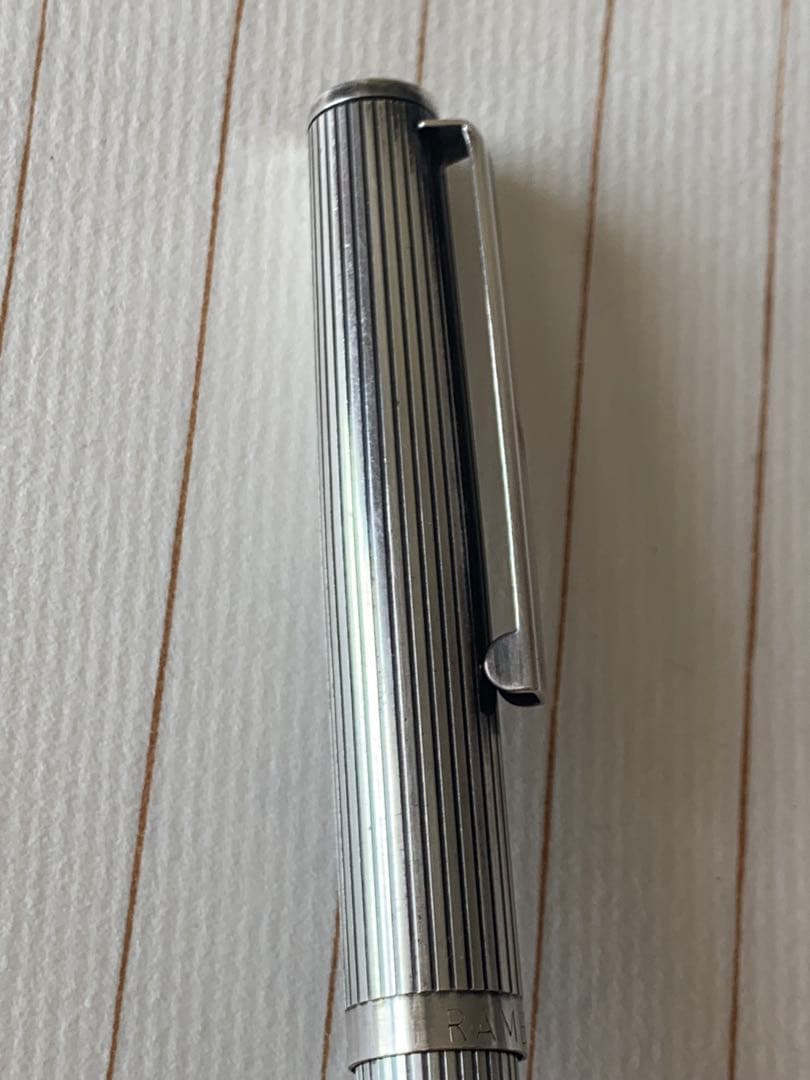 極めて希少 Rambold 925 シルバー 万年筆 14K WG