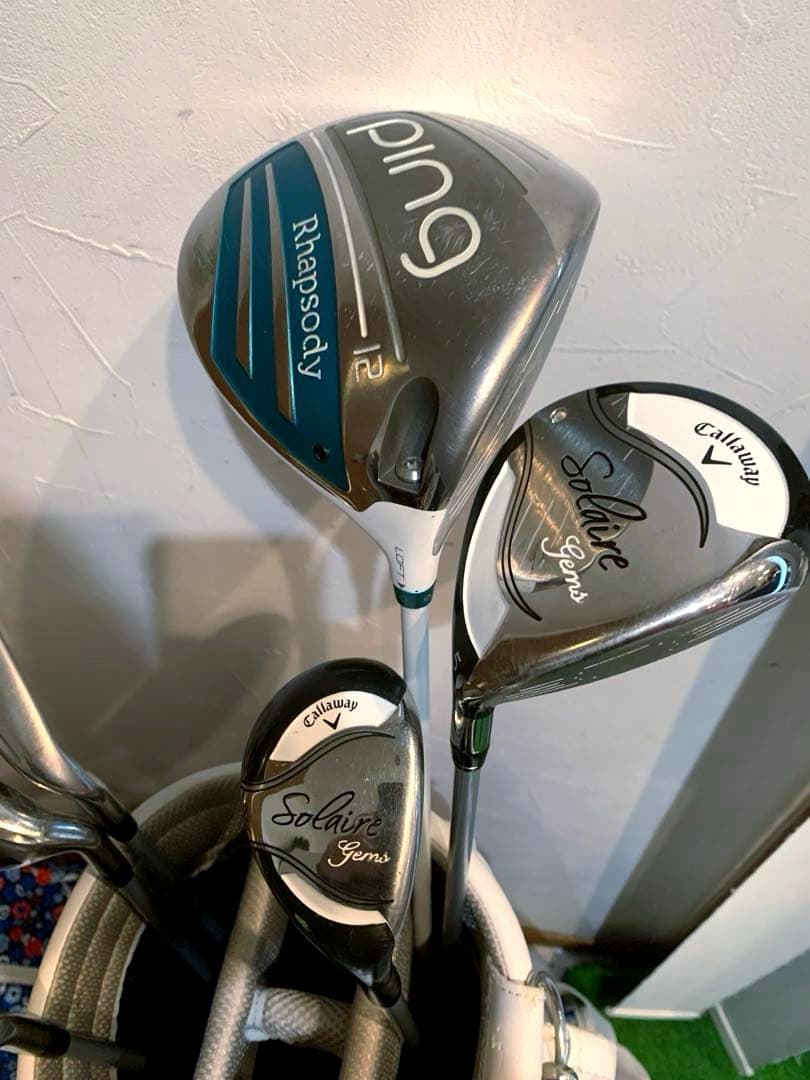 豪華　レディースゴルフクラブ セット　PING キャロウェイ　優しい