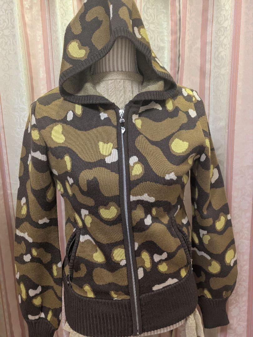 キャロウェイ、パーカー、迷彩、サイズＬ、ニット