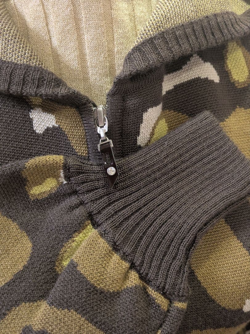 キャロウェイ、パーカー、迷彩、サイズＬ、ニット
