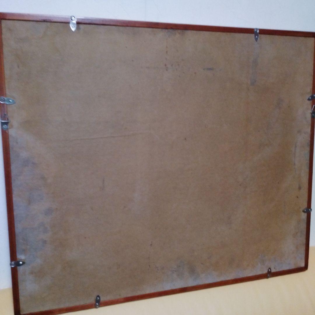 油絵　額入り(風景画)