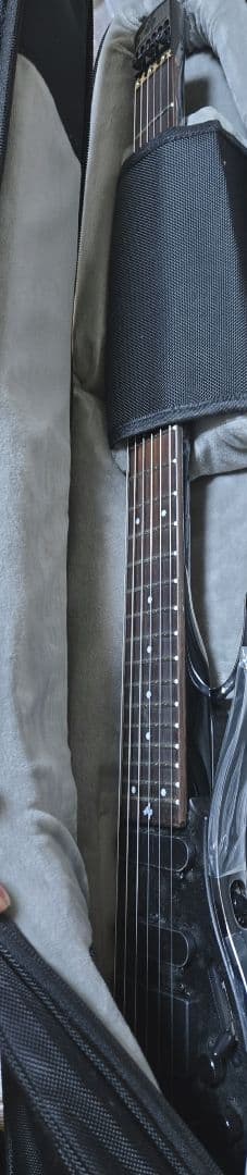 Alp AD-80 エレキギター ブラック 折り畳み可能コンパクトギター