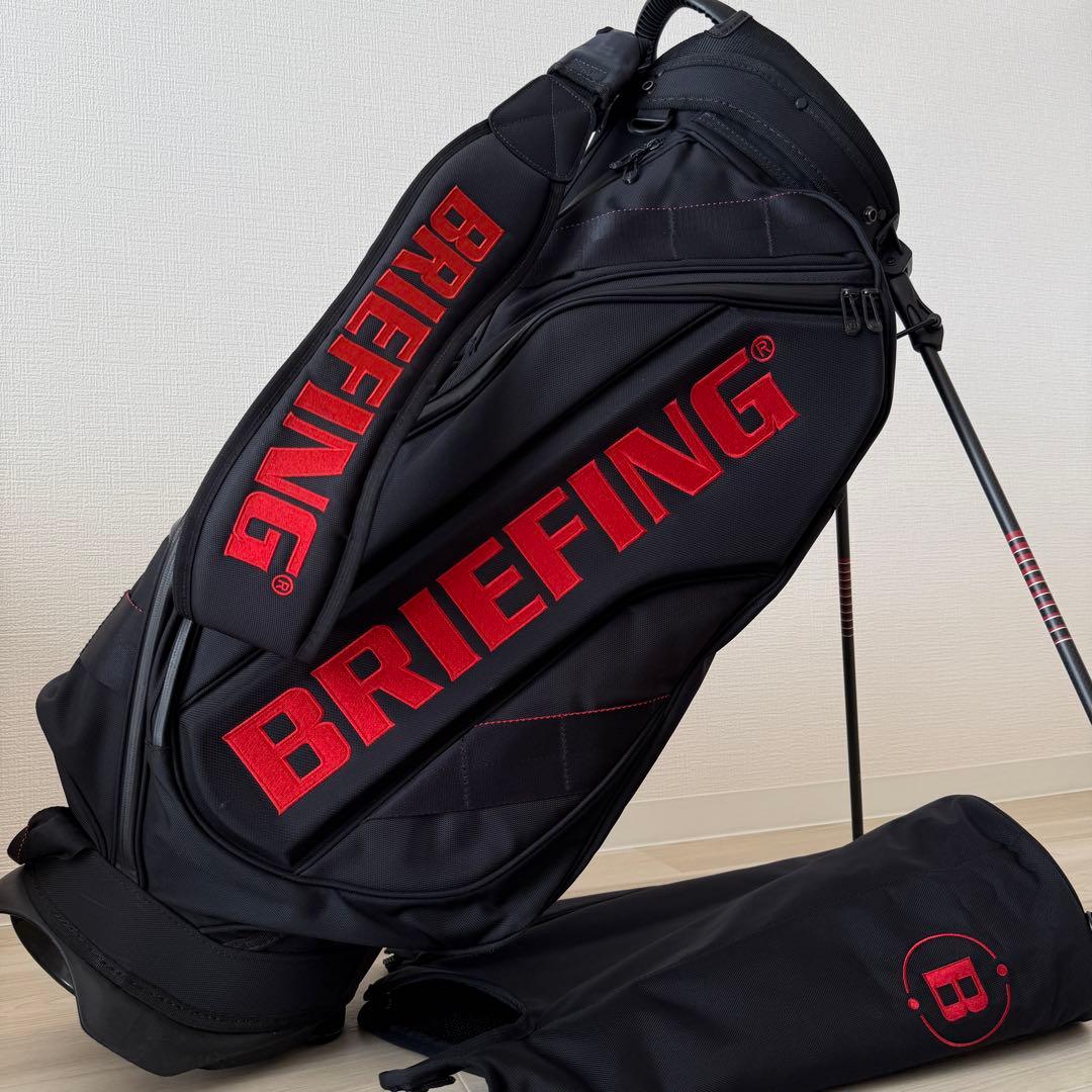 ツアーADコラボ　ブリーフィング CR-10 キャディ バッグ 黒　限定完売品