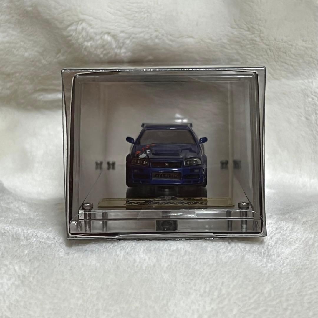 イグニッションモデル1/64 Nismo GT-R R34 R-Tune ブルー