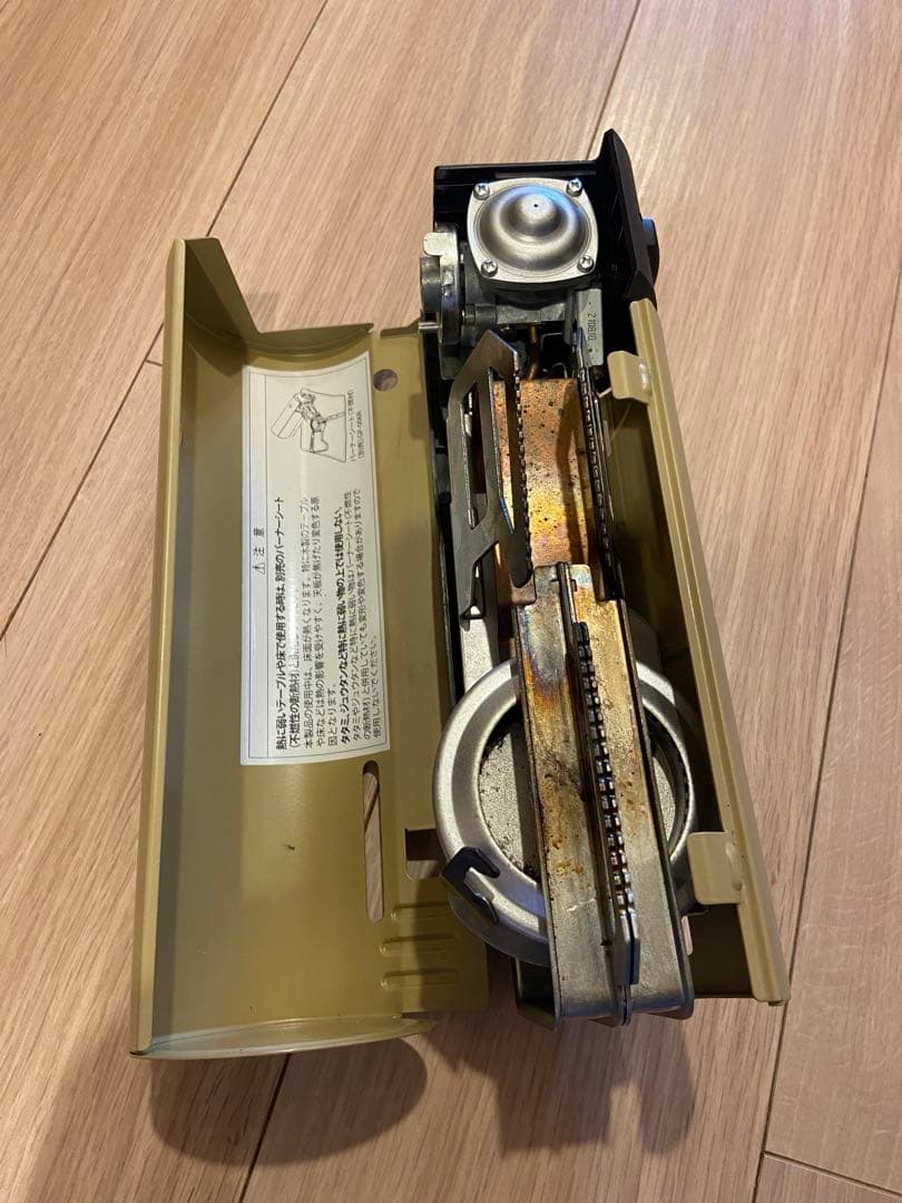 【純正ケース付き】スノーピーク&CAMPバーナー カーキ